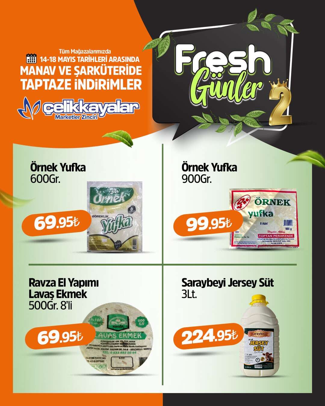 Konya’da market raflarında büyük indirim başladı 21